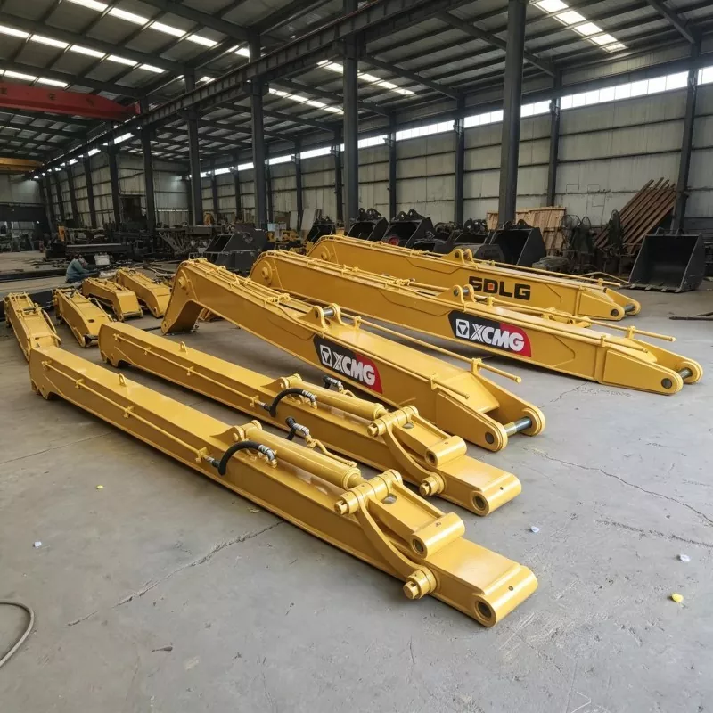 Brazo articulado de largo alcance para excavadora